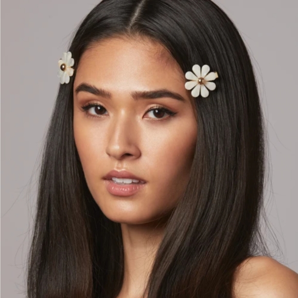 NWT Each Jewels Flower Barrette Set - Picture 4 of 6